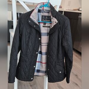 Barbour Women's Black Quilted Utility Jacket